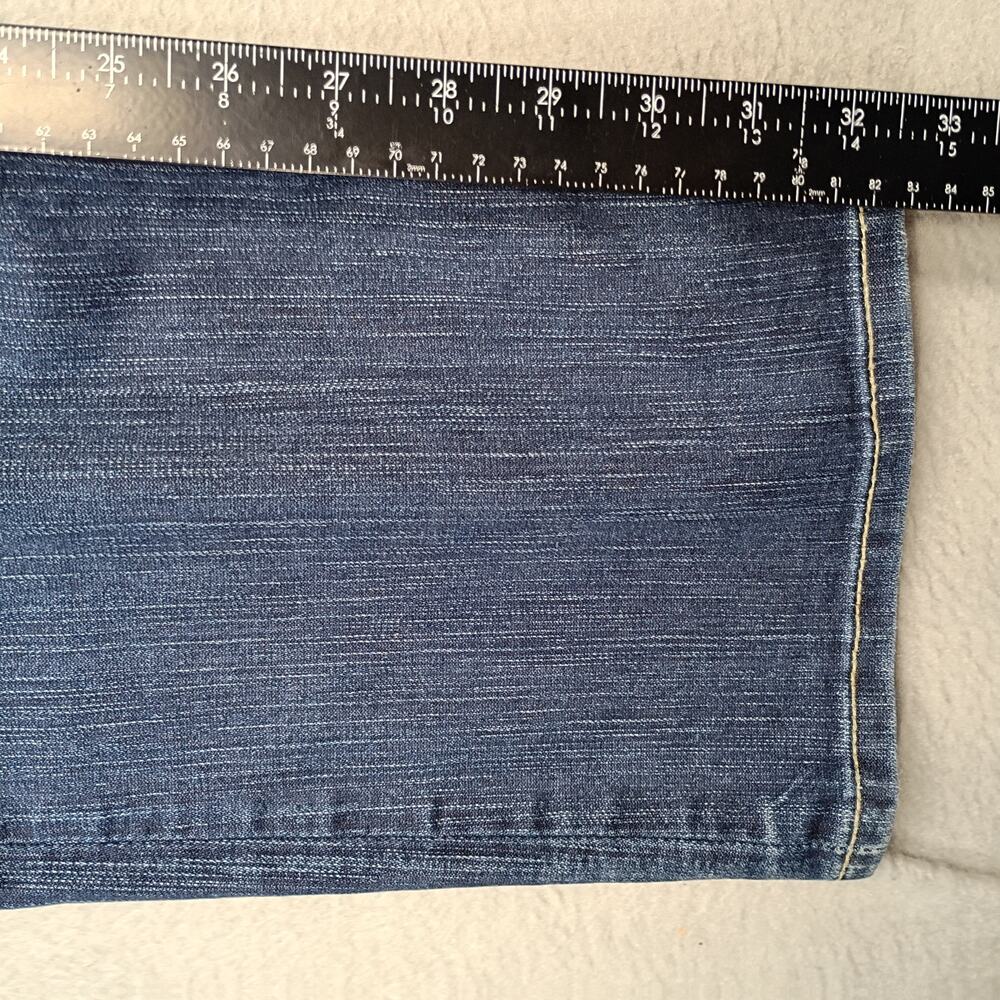 BKE Stella Jeans Women’s 28x33.5 Low Rise Bootcut Dark Wash Y2K Western tall - Picture 3 of 8